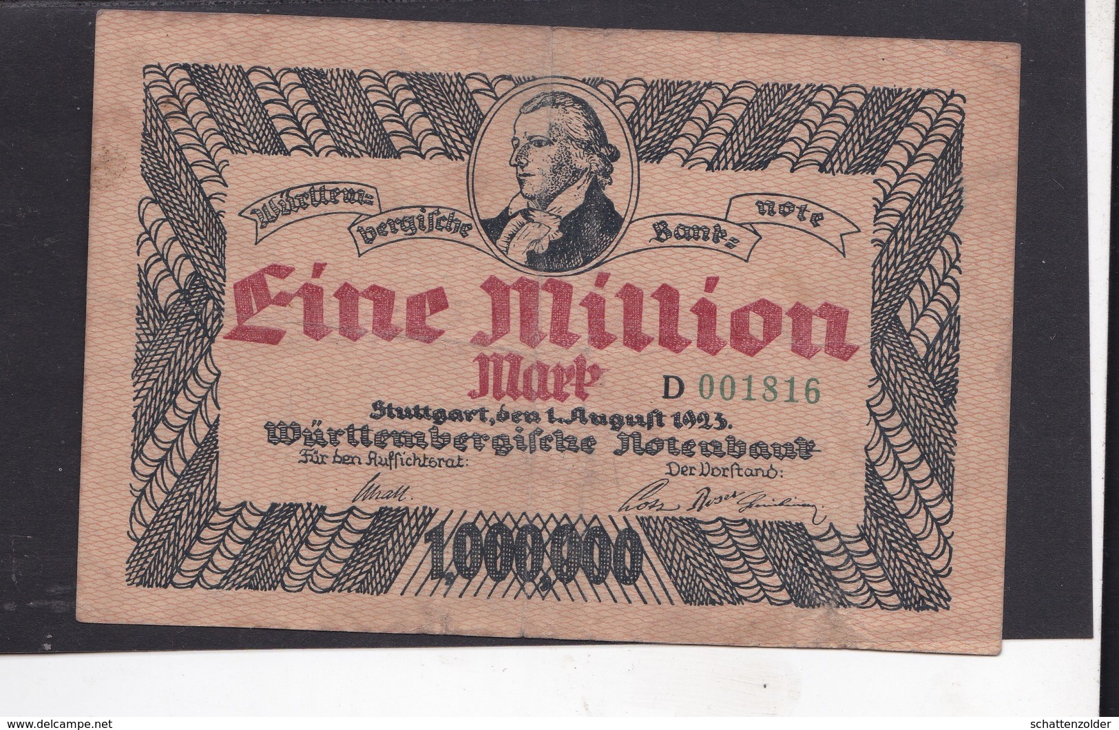 Reichsbanknote 1 Miljoen Mark, Derde Rijk - 1 Million Mark