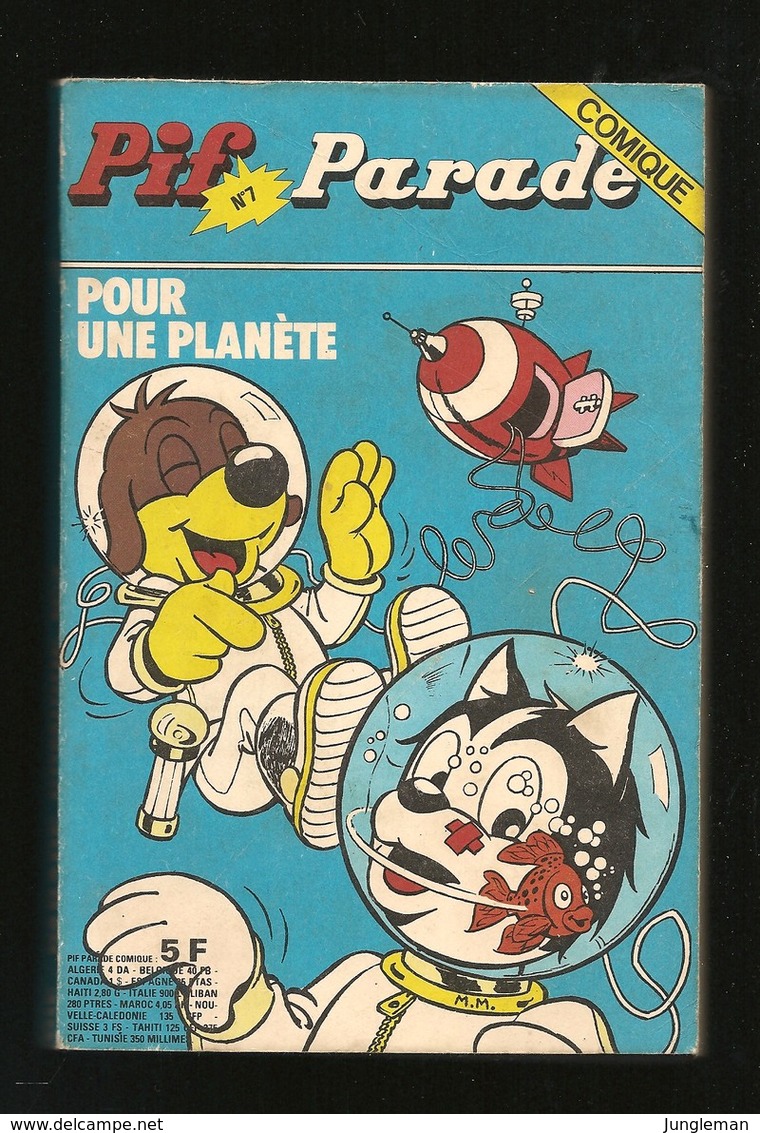 Pif Parade Comique N° 7 - Editions De Vaillant - Pif & Hercule, Surplouf, La Pension Radicelle - Février 1979 - Pif & Hercule