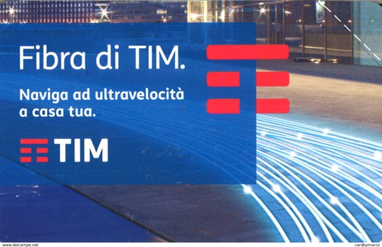 *ITALIA: FIBRA DI TIM* - Scheda NUOVA (MINT) - Pubbliche Figurate Ordinarie