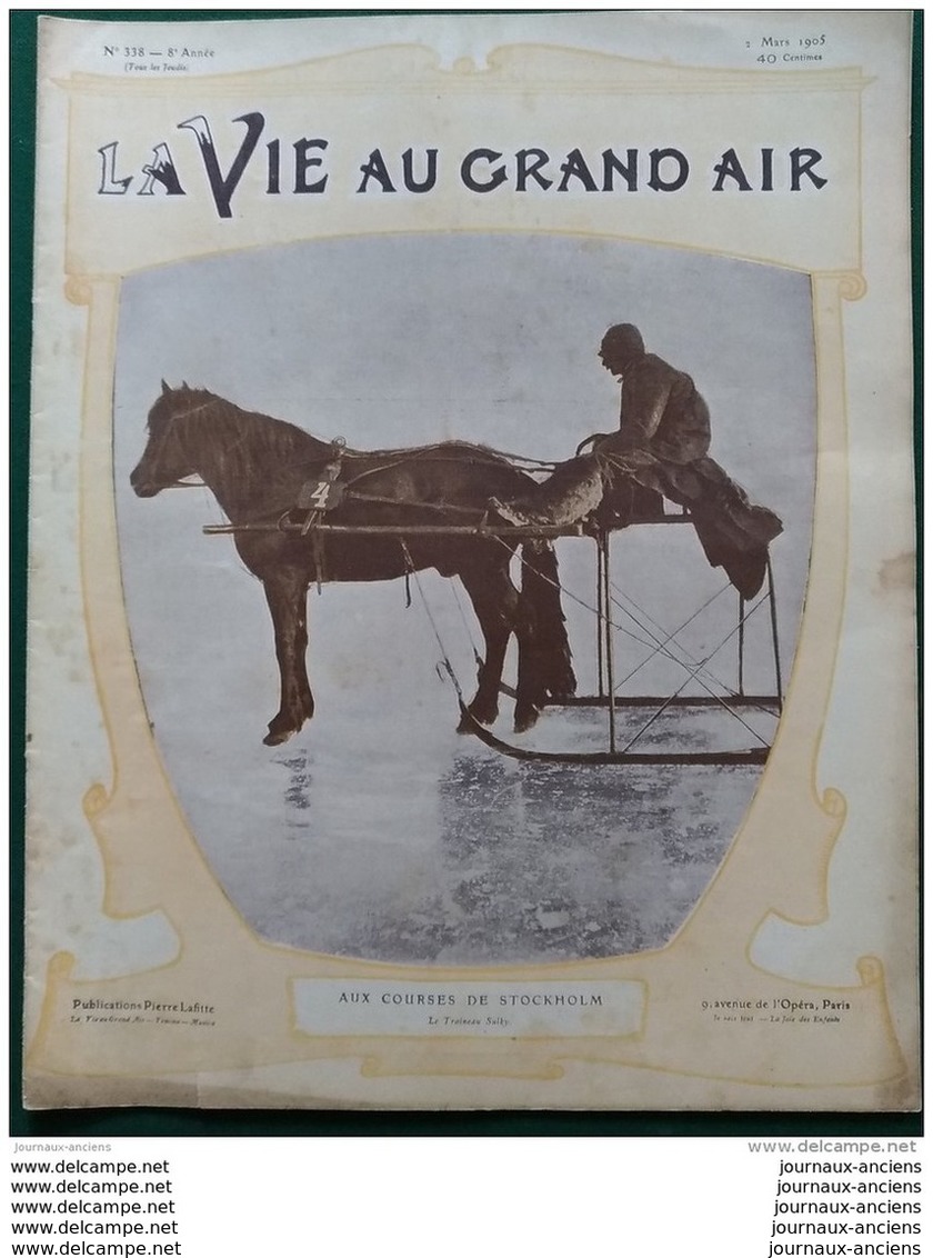 1905 HOCKEY SUR GAZON - GOLF A CANNES - PREFECTURE DE POLICE ESCRIME - CLUB AUTOMOBILE SEINE ET OISE - COURSE STOCKHOLM - 1900 - 1949