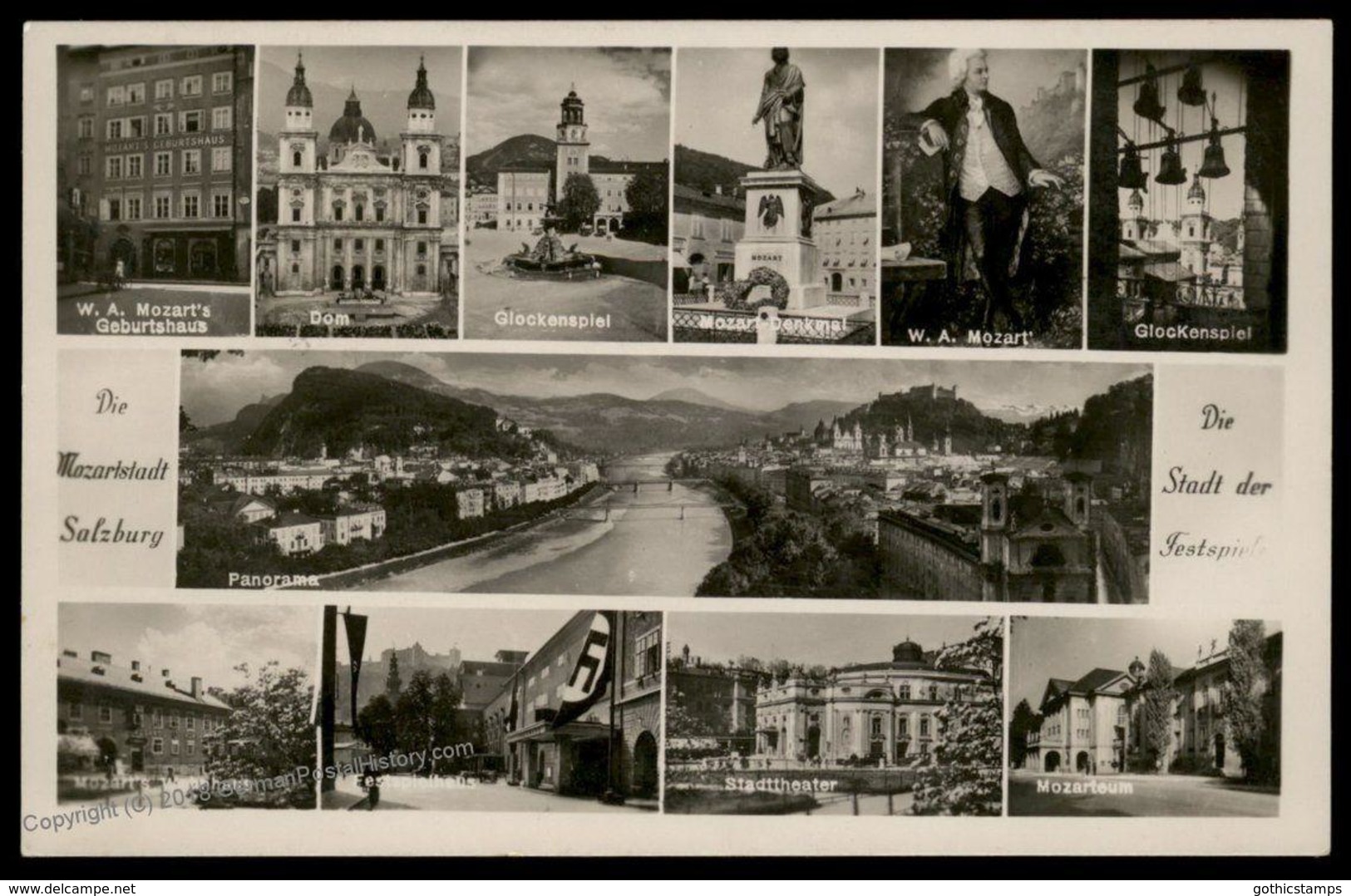 3rd Reich Germany 1941 Mi810 Mozart Death 150th Anniversary Nazi Salzburg  85894 - Other & Unclassified