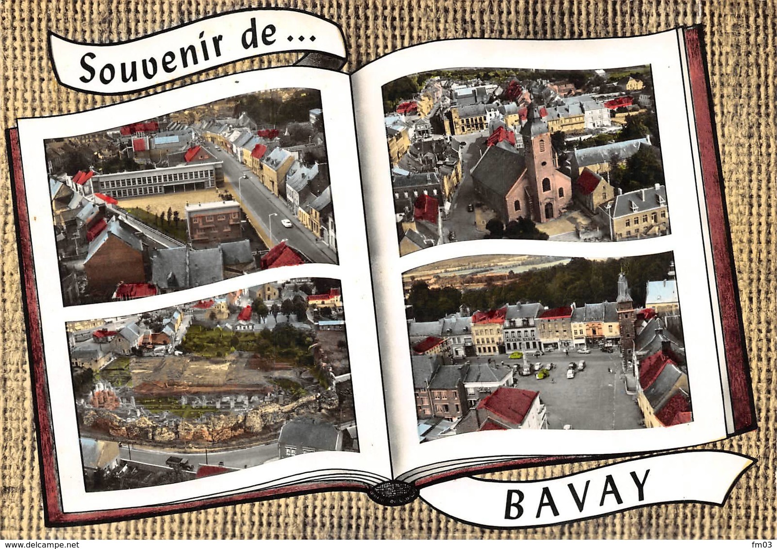 Bavay Multivues Livre Ouvert La Pie Lapie Souvenir - Bavay