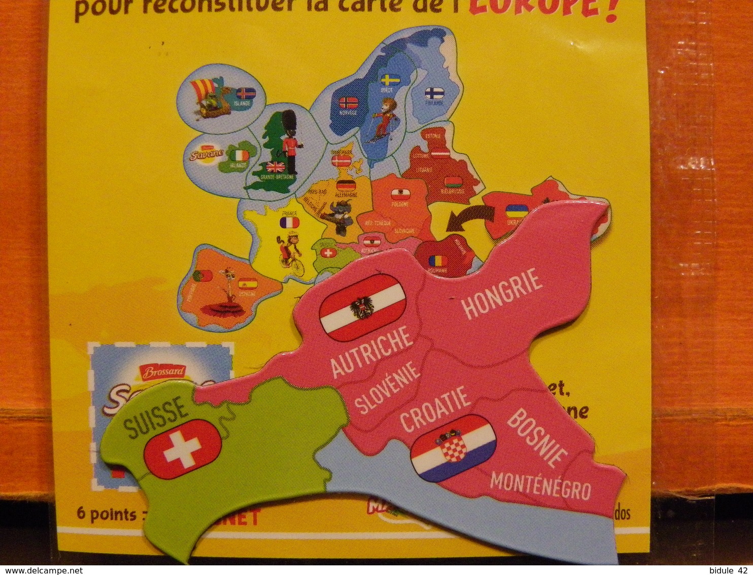 Magnet BROSSARD Europe Suisse-Autriche-Croatie - Tourisme