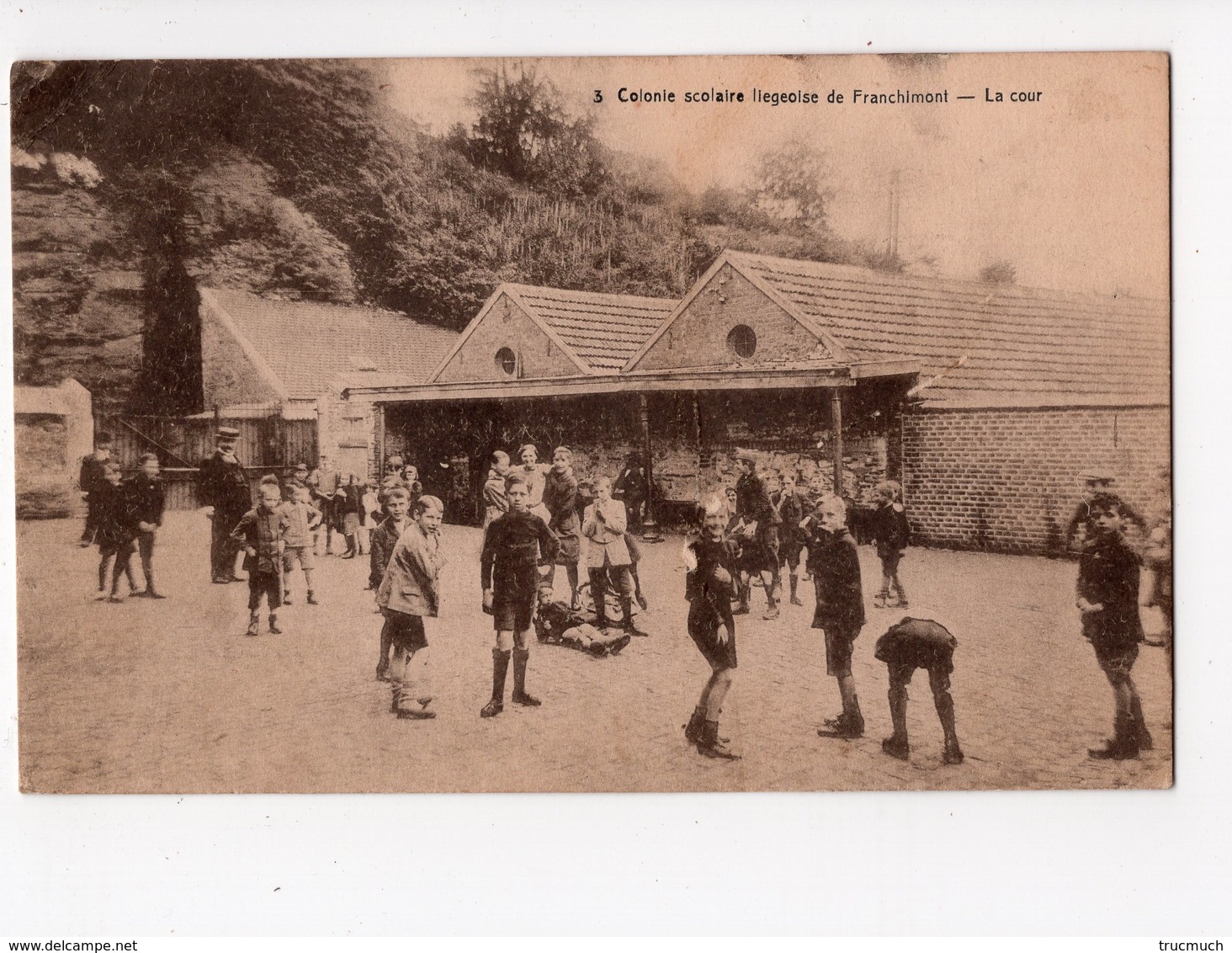 93 - THEUX - FRANCHIMONT -  Colonie Scolaire Liègeoise - La Cour - Theux