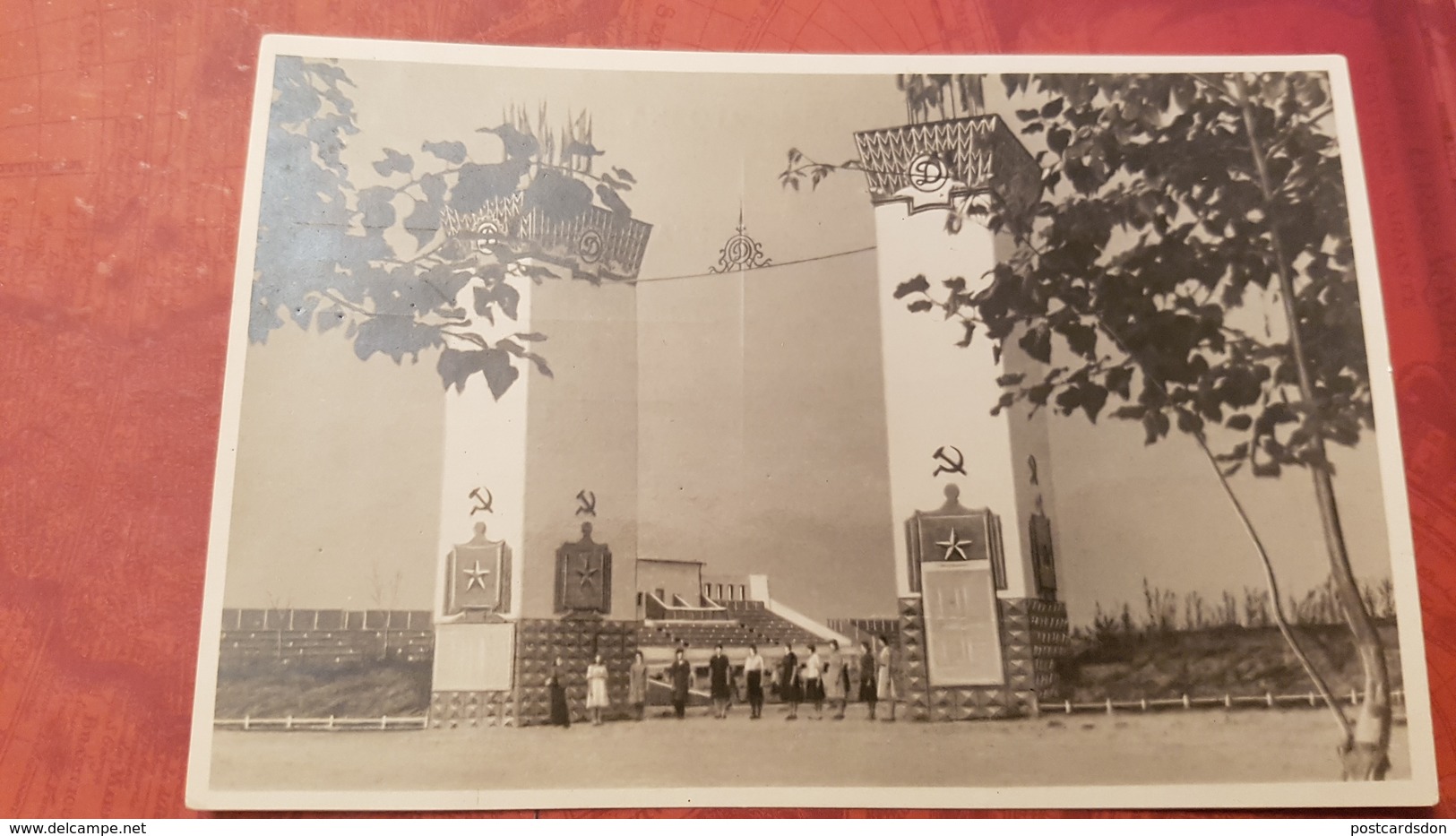 Russia, Voronezh Stadion  - Stade - Stadium - Old Postcard 1940s - Estadios