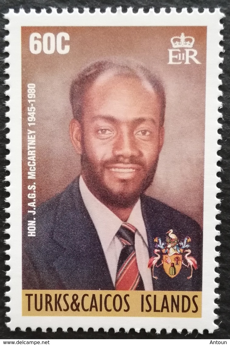 Turks & Caicos Islands  1996   1st Chief Minister - Turks And Caicos