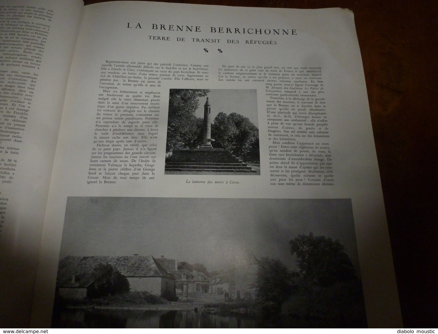 1940 L'ILLUSTRATION : Vendanges en Bourgogne (Beaune,Gevrey-Chambertin,Clos-Vougeot-Nuits-St-Georges,etc);La Brenne ;etc