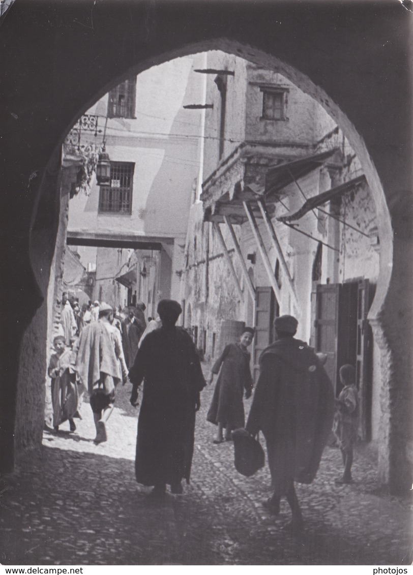 4 Photos   : Tetouan (Maroc ) Village Rues Marchands ... Photos Bouamri Service Des Archives - Lieux