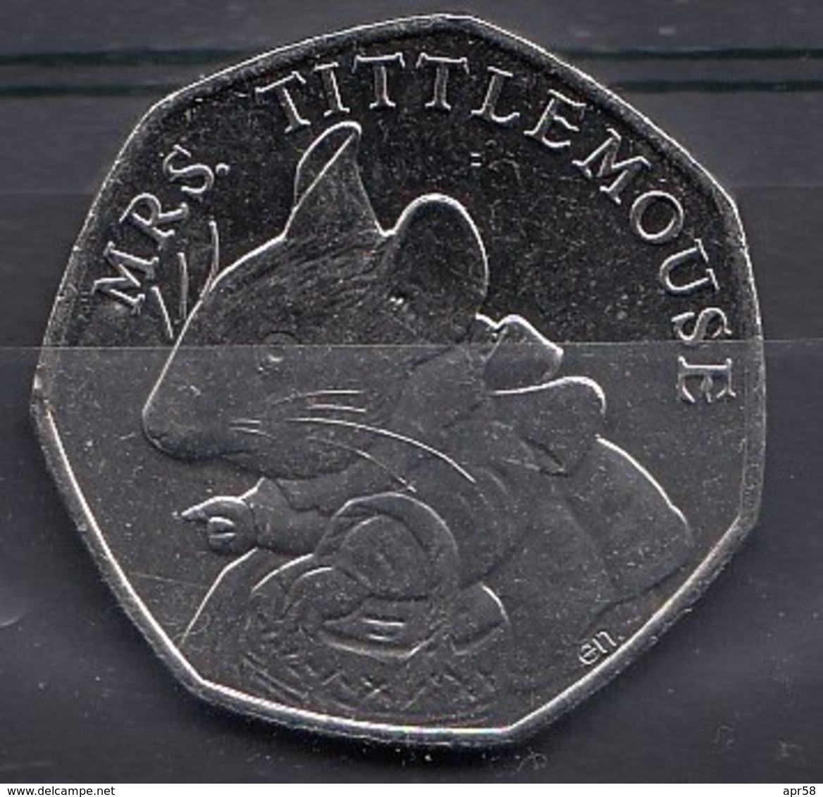 2018 Mrs Tittlemouse - 50 Pence