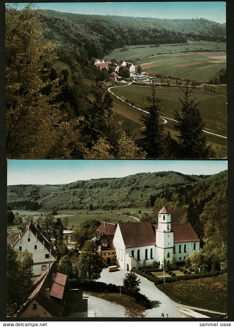 2 X Schelklingen  -  Urspringschule / Landeserziehungsheim  -  Ansichtskarten Ca. 1975    (10980) - Schelklingen