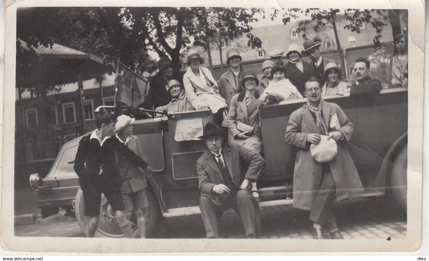 Old Timer - Touristes - Larochette - 1929 - Photo 6.5 X 11.5 Cm - Automobiles