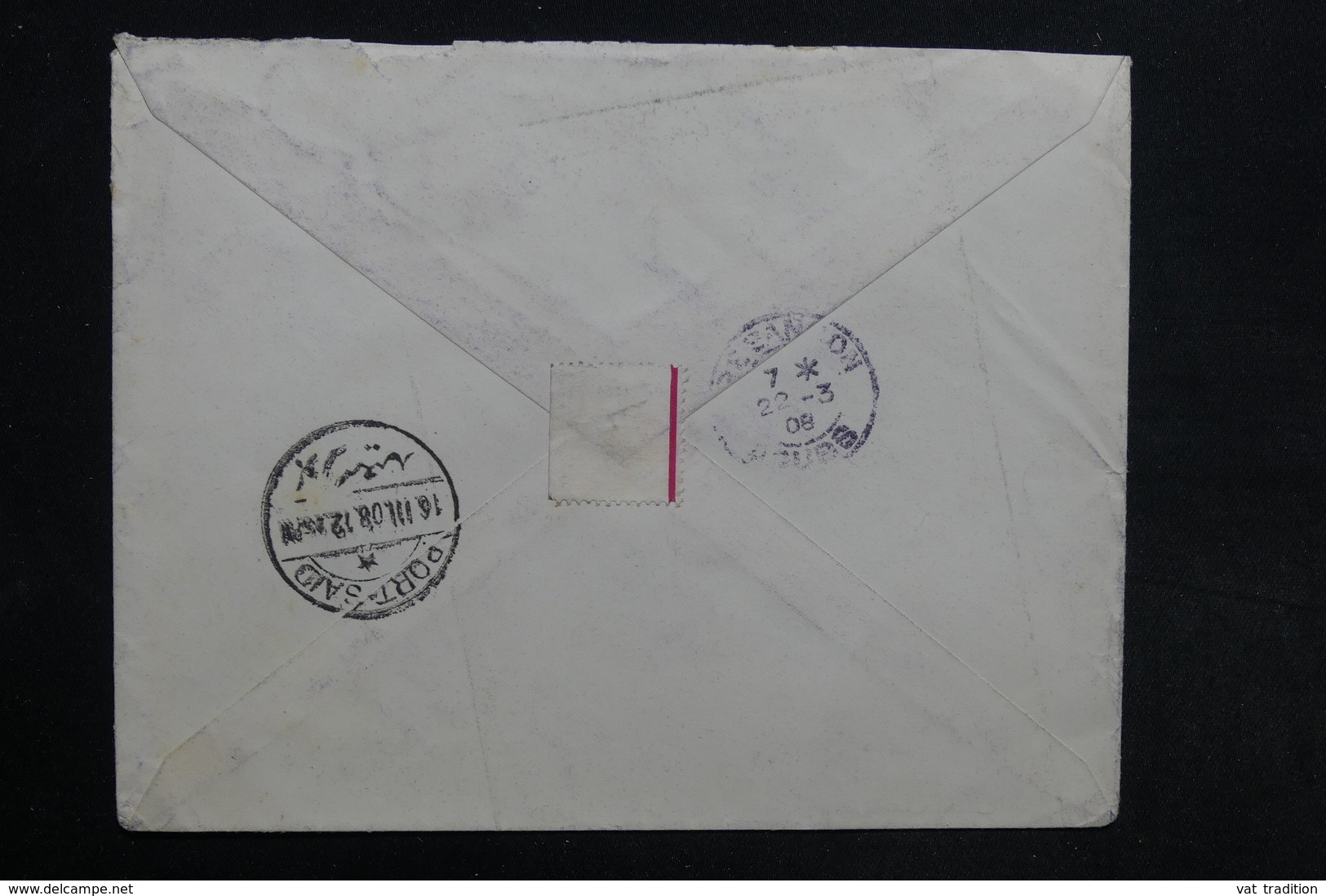 EGYPTE - Enveloppe De Ismalia Pour Le France En 1908 , Affranchissement Plaisant -  L 31597 - 1866-1914 Khédivat D'Égypte