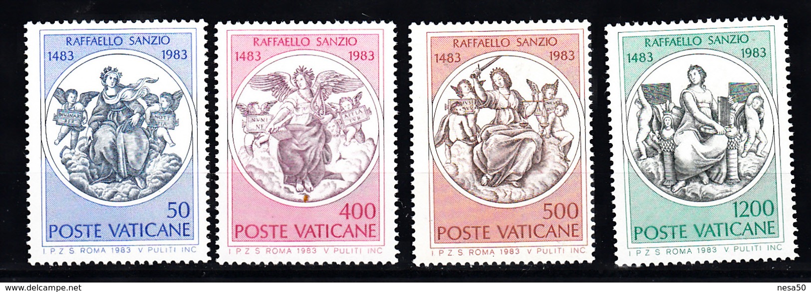 Vatican 1983 Mi Nr  826  - 829 Raffaello Sanzio - Nuovi