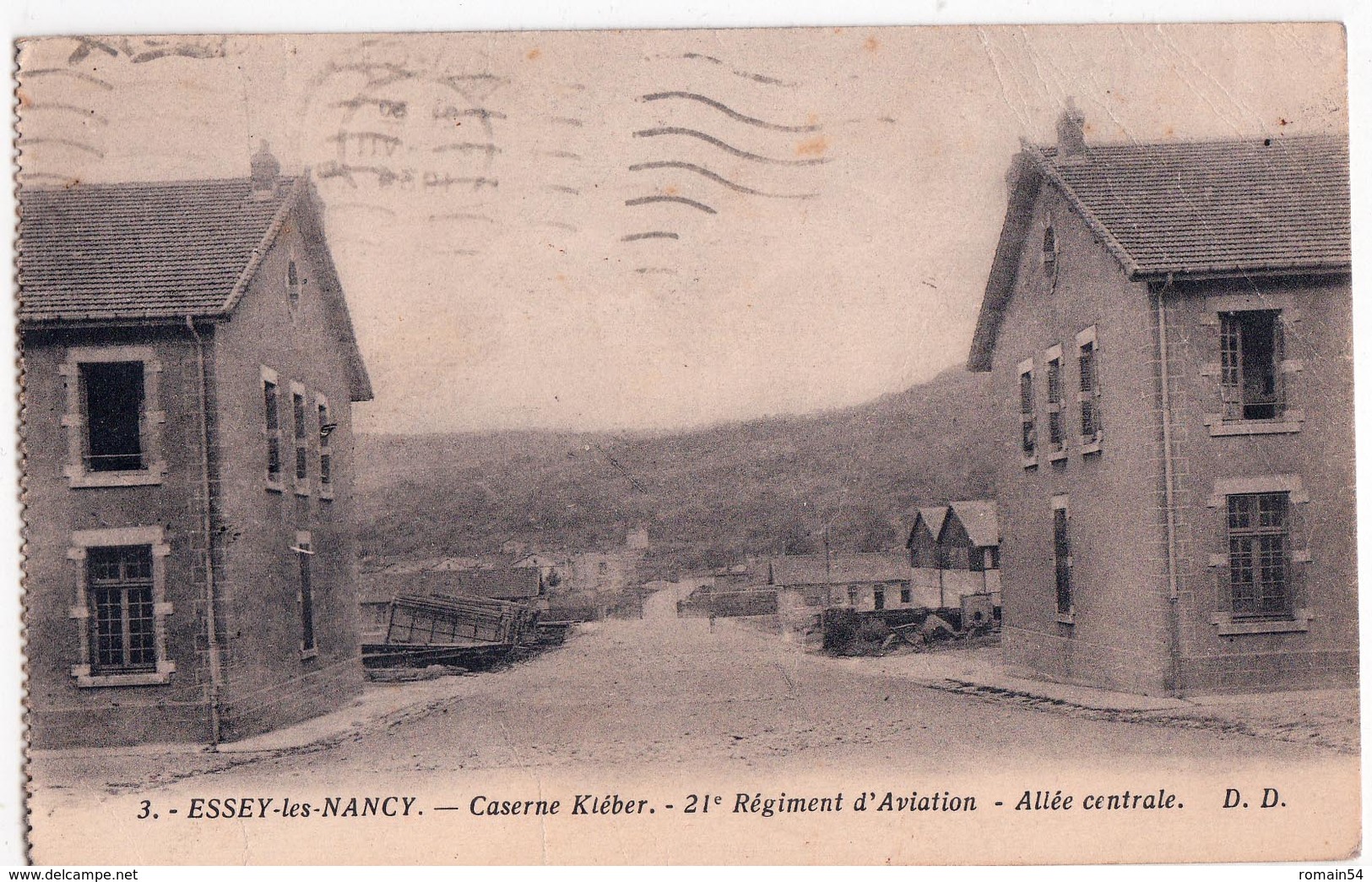 ESSEY LES NANCY-CASERNE KLEBER-21e REGIMENT D'AVIATION-ALLEE CENTRALE - Altri & Non Classificati