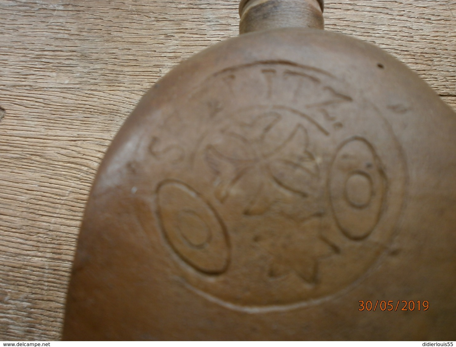 2 Rares Petits Bouteillons à Eau  Et Schnaps Allemands Ww1 En Grès - 1914-18