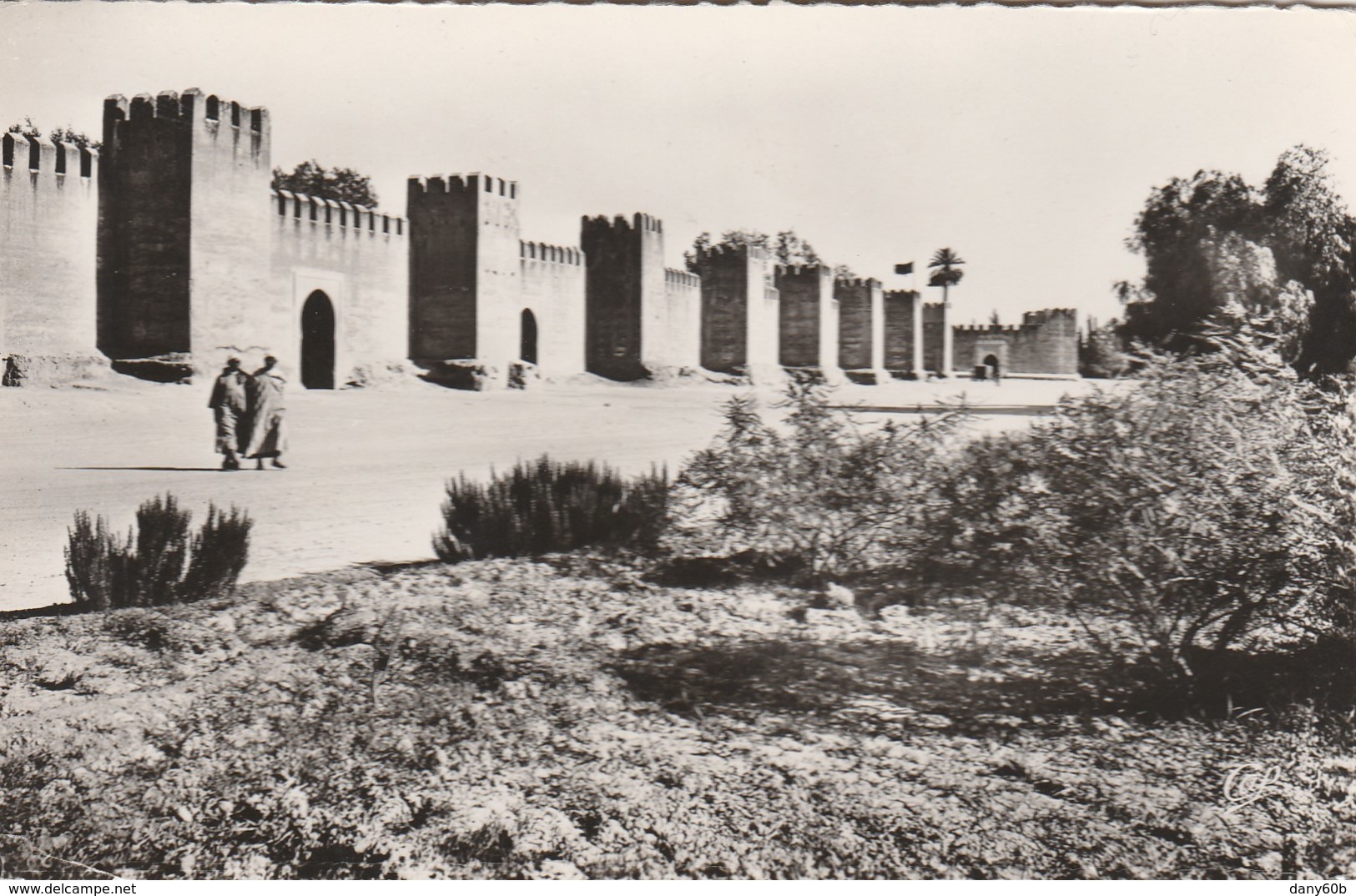 REF.HR . CPSM.PF . MAROC . TAROUDANT . LES REMPARTS . L'ENTREE DE L'HOTEL MARHABA - Otros & Sin Clasificación