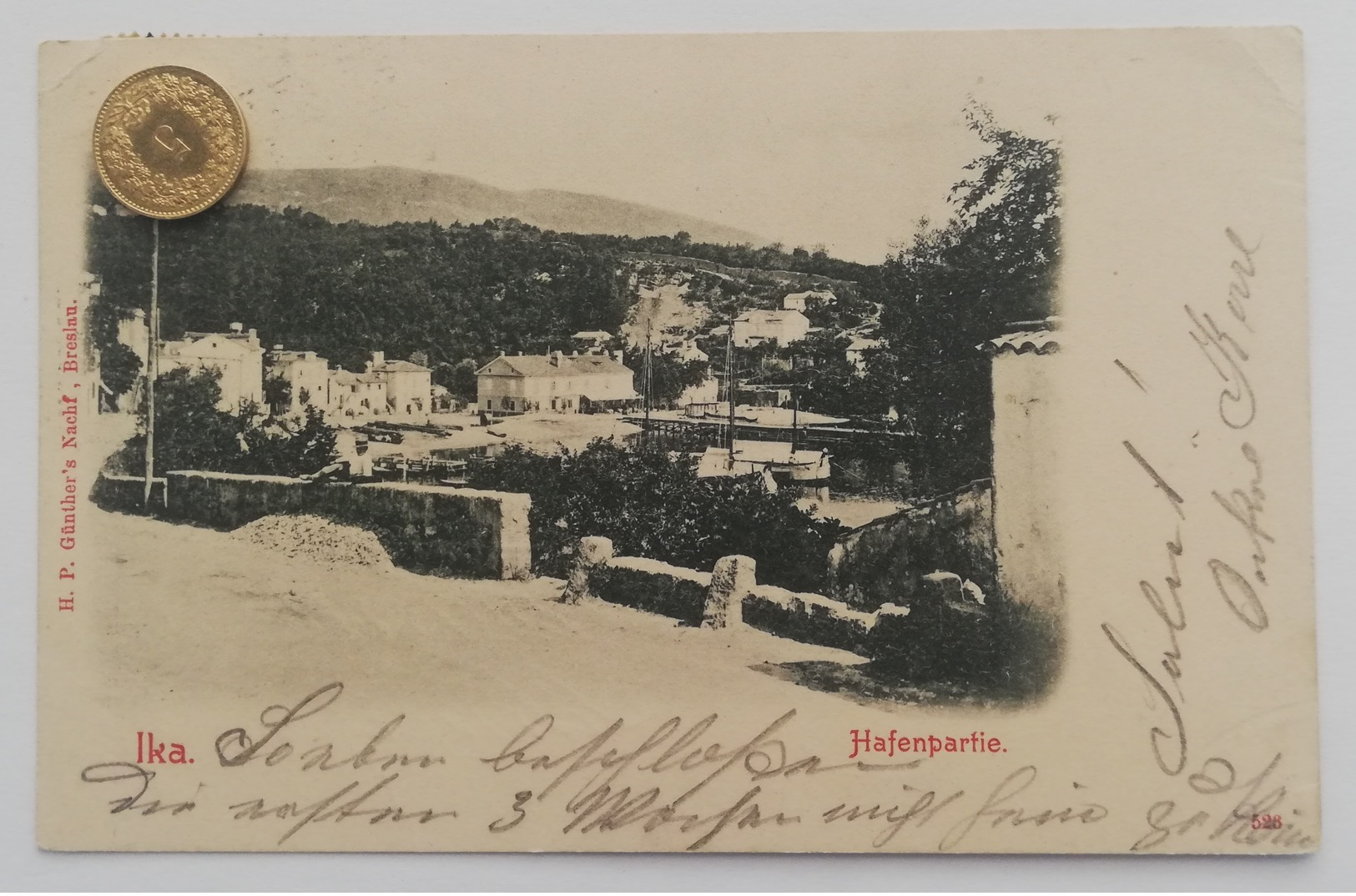 Ika, Hafenpartie, Kroatien, Abbazia, 1901 - Croatia