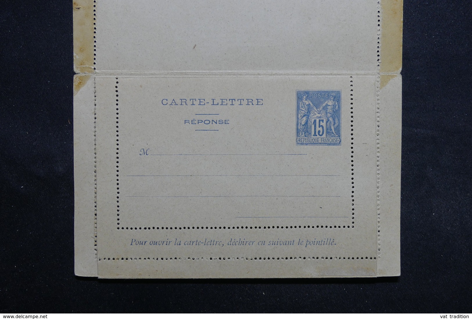 FRANCE - Entier Postal + Réponse Type Sage De Roubaix En 1897 En Port Local -  L 31637 - Letter Cards