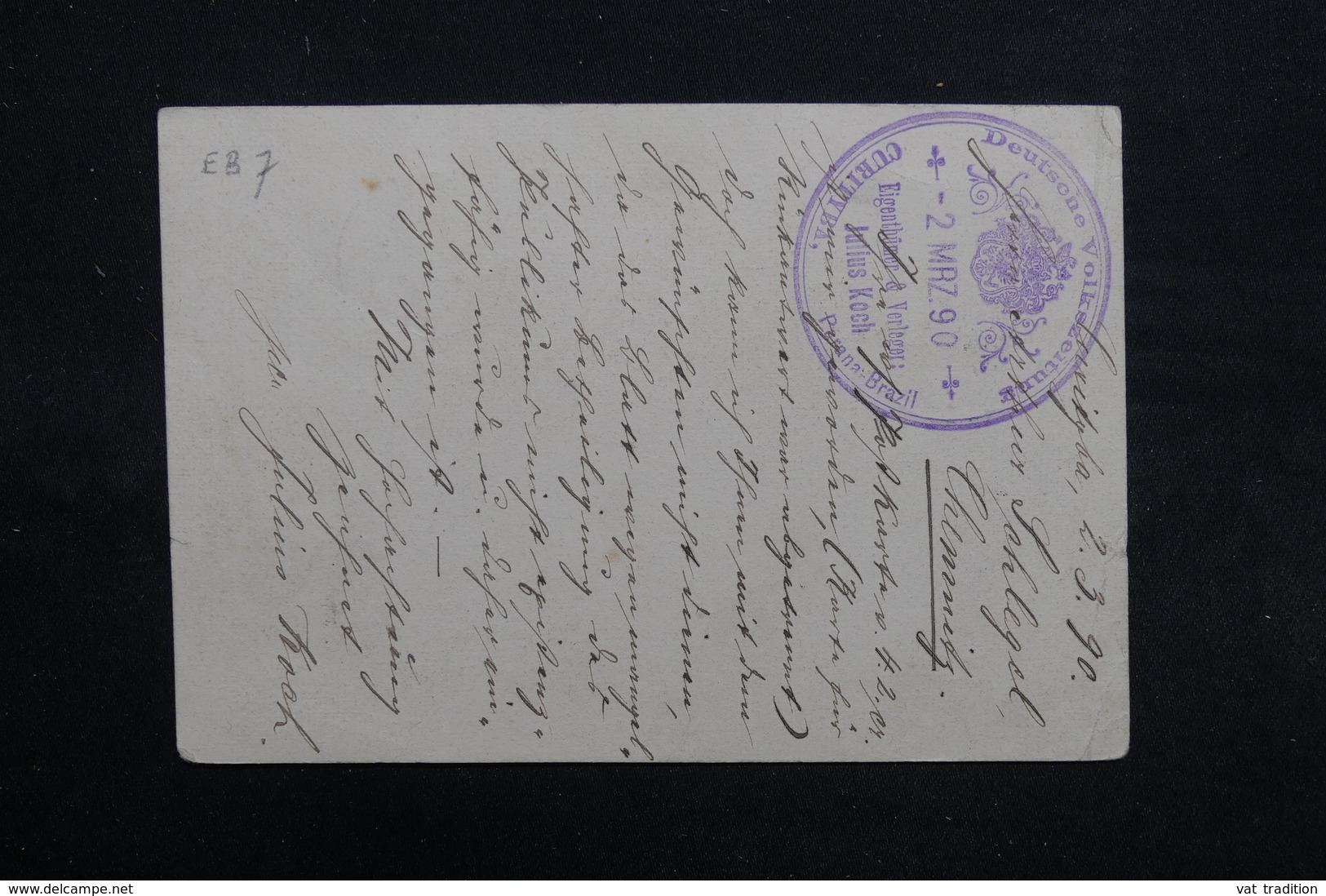 BRÉSIL - Entier Postal De Rio De Janeiro Pour L' Allemagne En 1890 -  L 31645 - Entiers Postaux