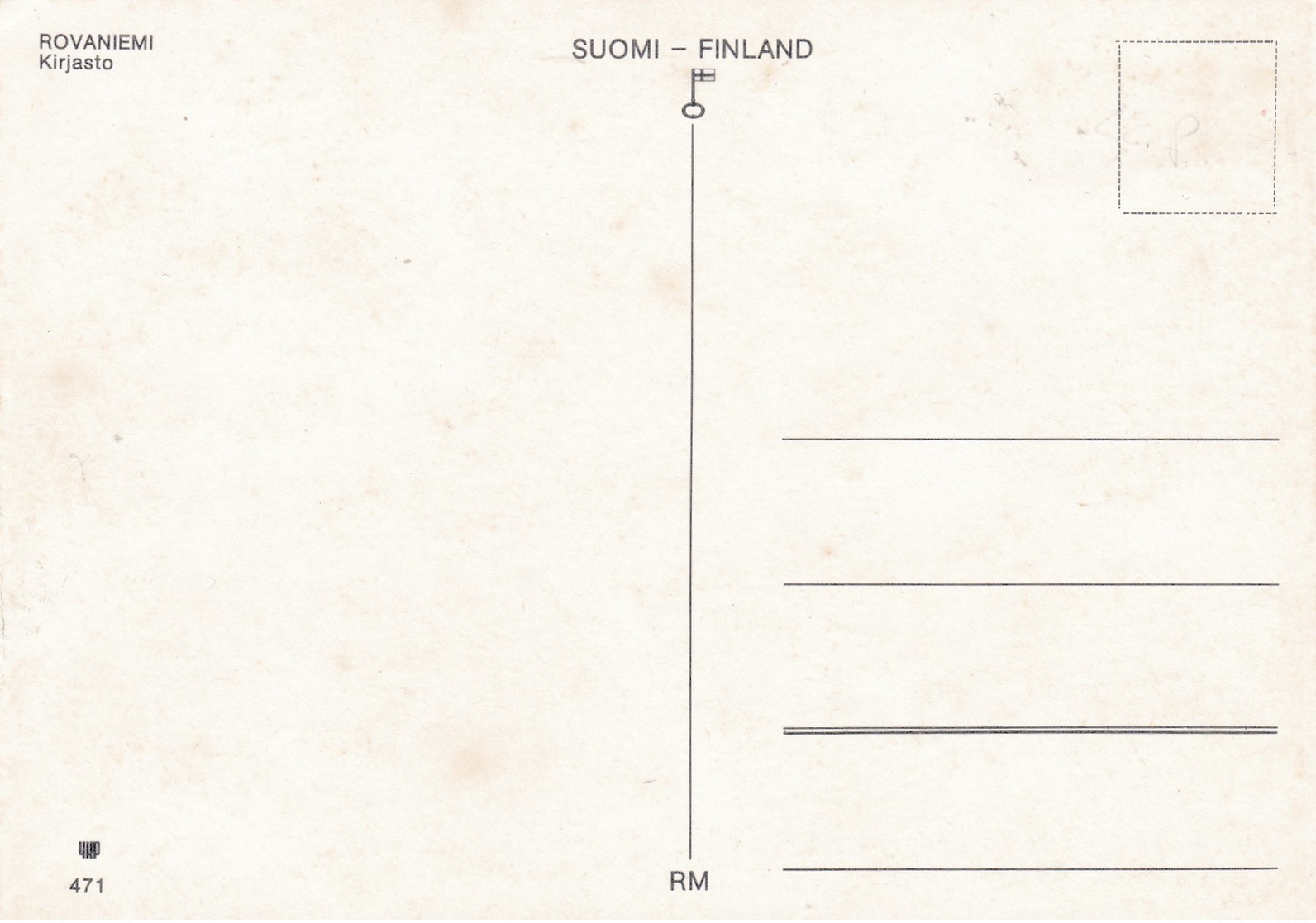 Modern Post Card Of Kirjasto,Rovaniemi,Finland,L59. - Finland