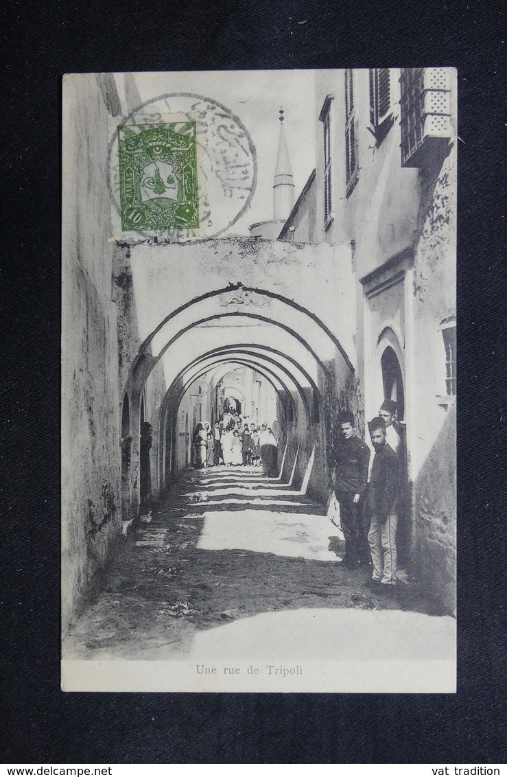 TURQUIE - Affranchissement De Tripoli Sur Carte Postale Pour La France -  L 31660 - Storia Postale