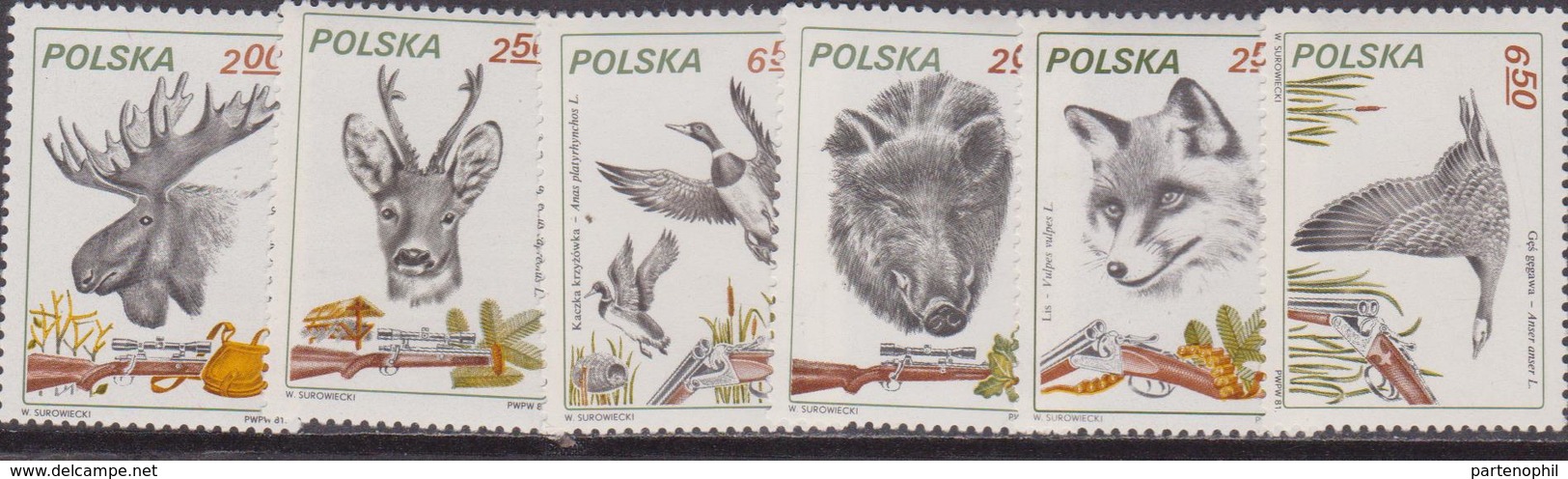 Polonia - 1981 Fauna Animals Set MNH - Nuovi