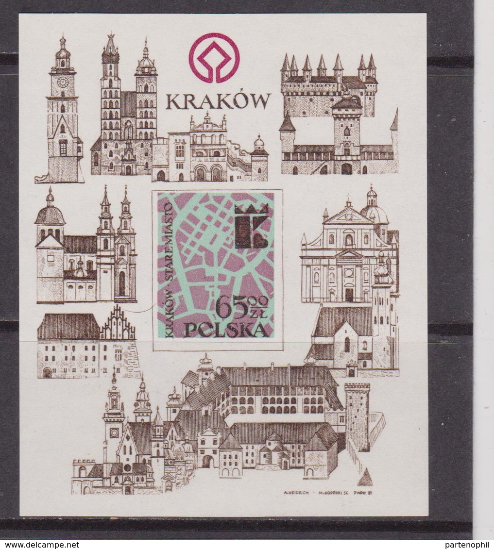 POLONIA/POLAND 1982 MNH 2549 Cracow Monuments UNESCO - Nuovi