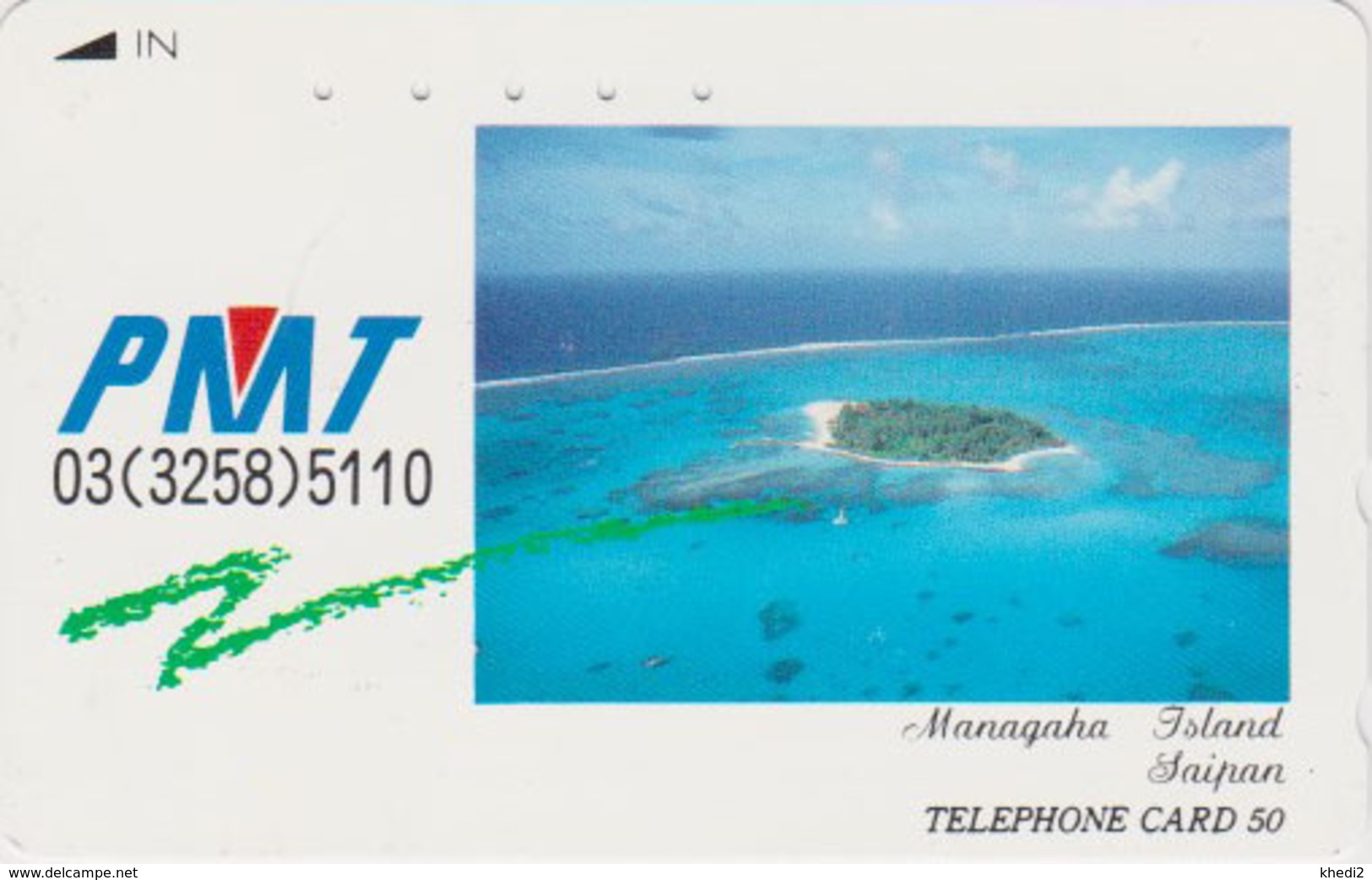 Télécarte Japon / 110-011 - Site Touristique - SAIPAN - MANAHAGA ISLAND - Japan Phonecard Telefonkarte - 67 - Landschaften