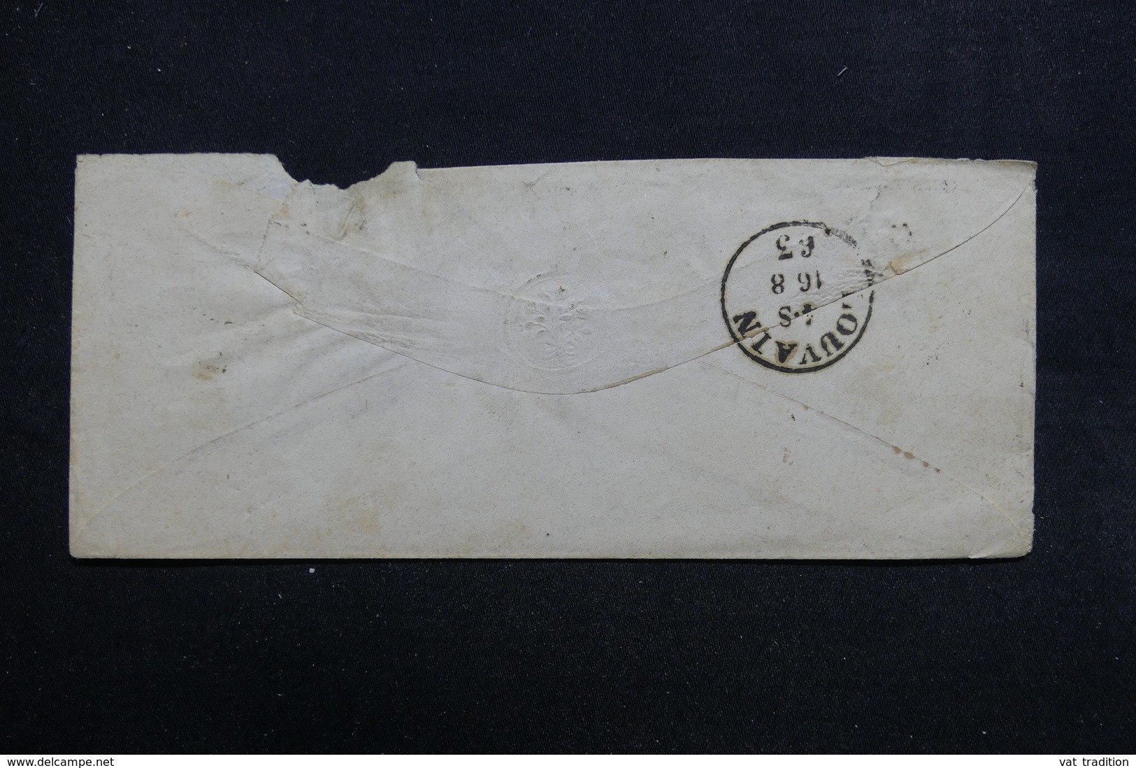 BELGIQUE - Enveloppe De Malines Pour Louvain En 1863 , Affranchissement Plaisant -  L 31672 - 1849-1865 Medaillen (Sonstige)