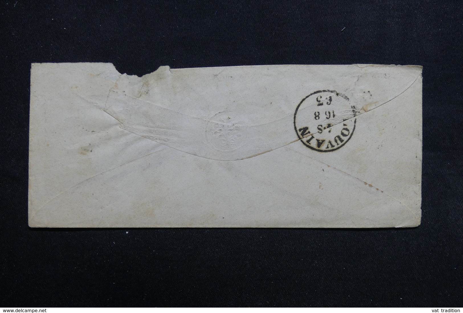 BELGIQUE - Enveloppe De Malines Pour Louvain En 1863 , Affranchissement Plaisant -  L 31672 - 1849-1865 Medallions (Other)