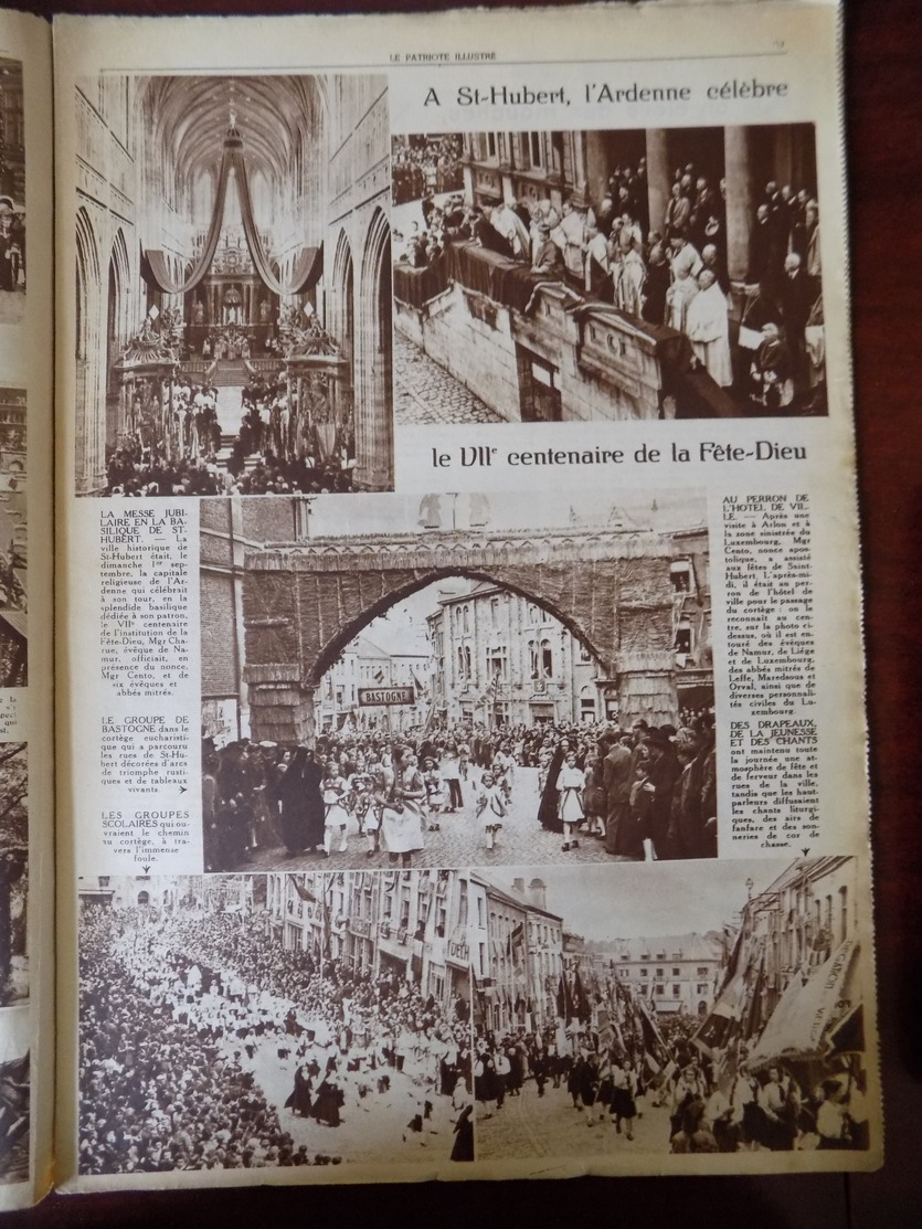 Le Patriote Illustré N° 36/1946 Cygnes Menacés De Disparition - Arméniens - Airelles , Délices Des Américains à La Noel. - 1900 - 1949
