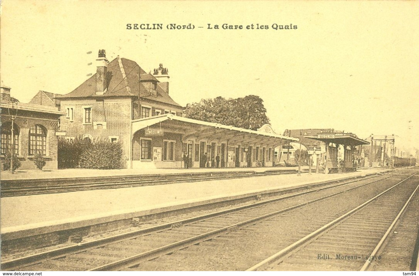 (59) SECLIN : La Gare Et Les Quais - Seclin