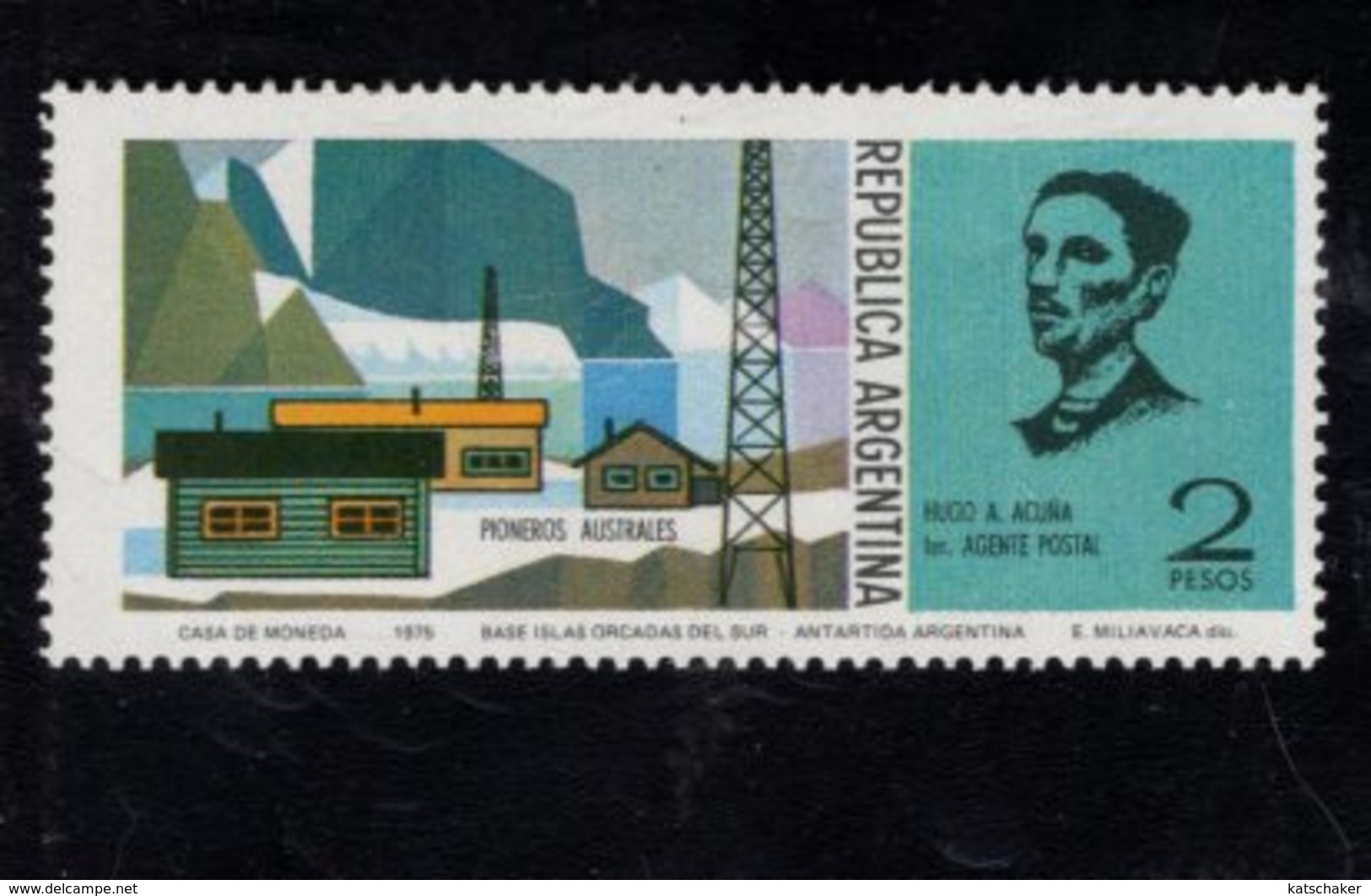 782325899 1975 SCOTT 1067 - 1071 POSTFRIS  MINT NEVER HINGED EINWANDFREI  (XX) - PIONEERS OF ANTARCTICA - Neufs