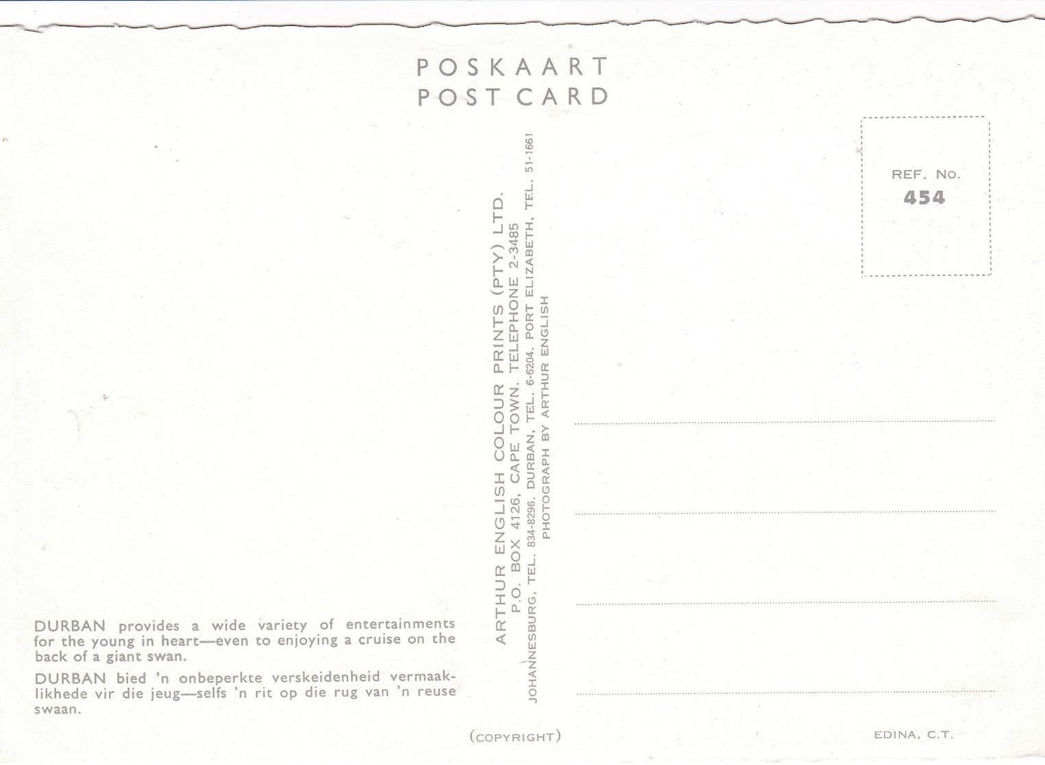 Modern Post Card Of Durban,KwaZulu-Natal,South Africa,,L59. - South Africa