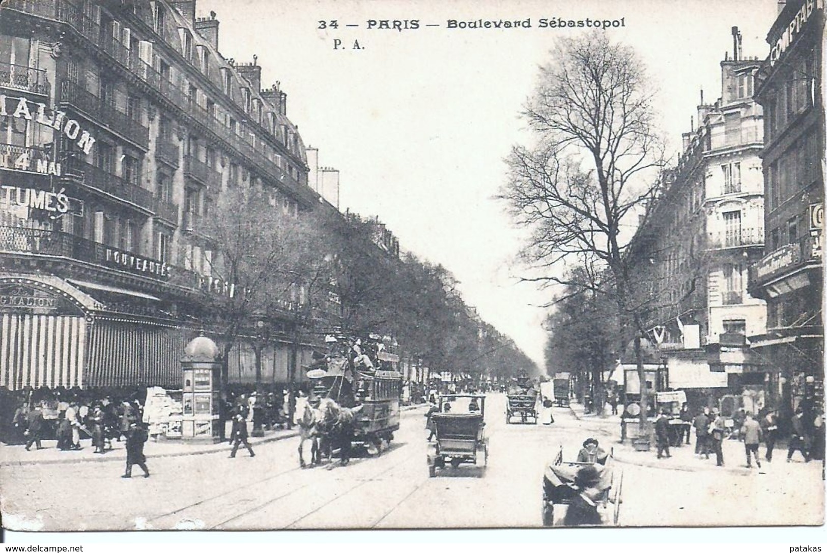 P059 - Paris - Boulevard Sébastopol - Multi-vues, Vues Panoramiques