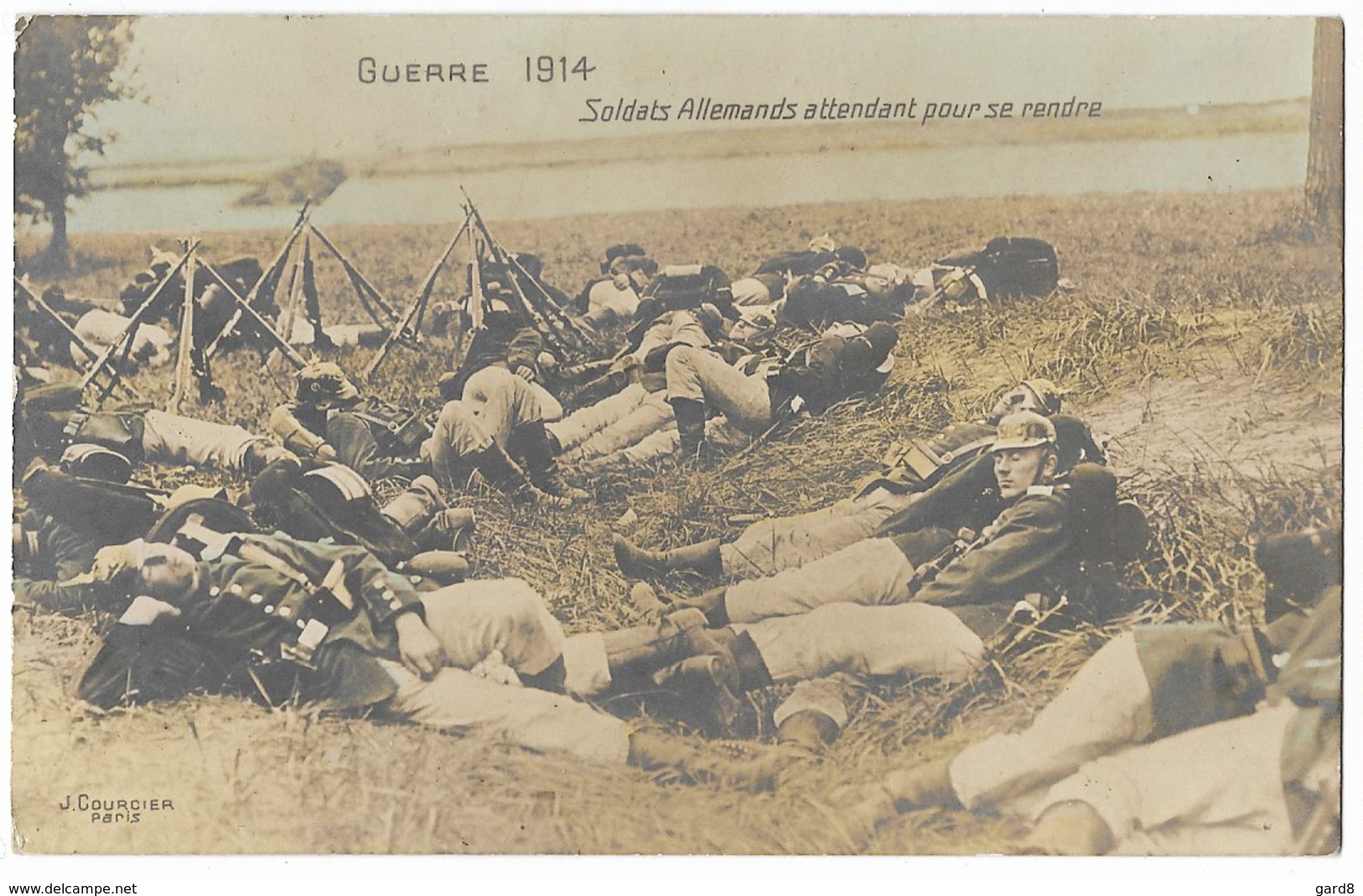 Soldats Allemands Au Repos - WWI - War 1914-18