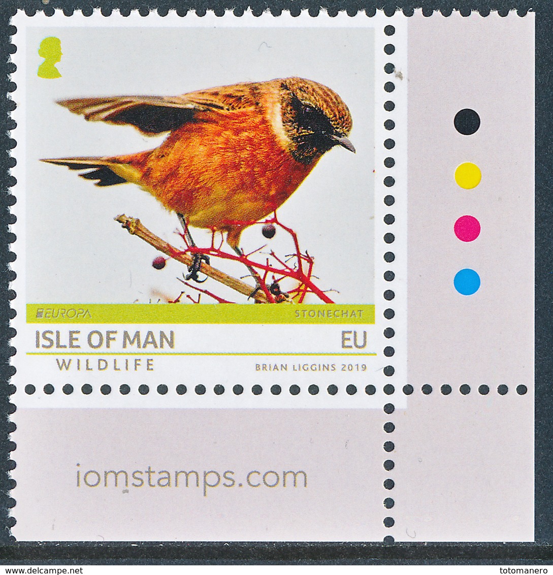 ISLE OF MAN/Insel Man EUROPA 2019 "National Birds" 1v** From Sheets Of 10v - 2019