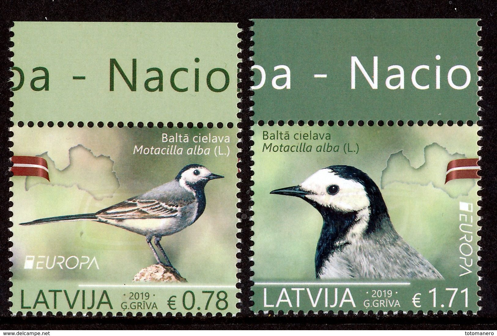 LATVIA/Lettland  EUROPA 2019 "National Birds" Set Of 2v** - 2019