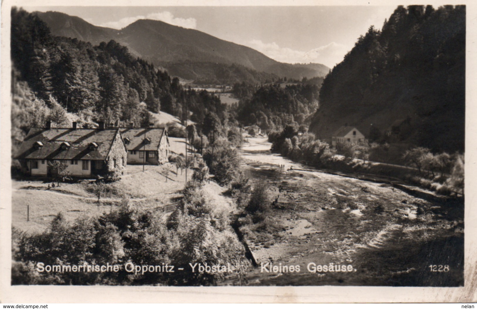 SOMMERFRISCHE OPPONITZ-YBBSTAL-KLAINES GESAUE-VIAGGIATA 1944 - Waidhofen An Der Ybbs