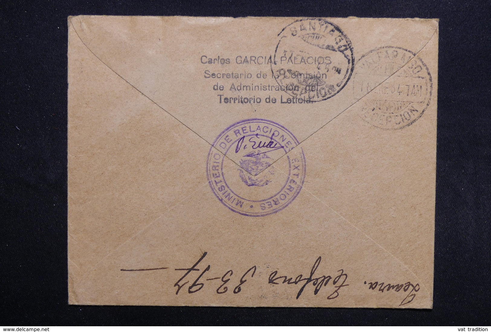 COLOMBIE - Enveloppe De La Société Des Nations De Bogota Pour Le Chili En 1933 -  L 31697 - Colombia