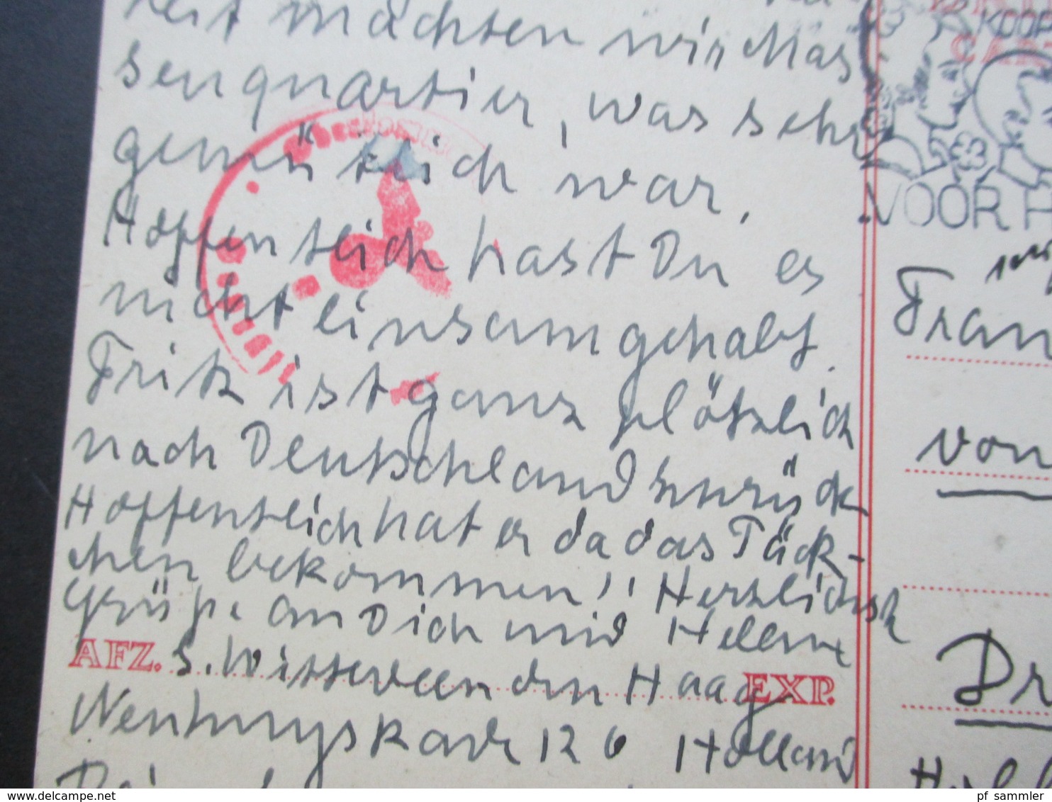 Niederlande 1940 Zensurbeleg Der Wehrmacht Ganzsache An Frau Geheimrat Von Petrikowsky In Dresden - Lettres & Documents