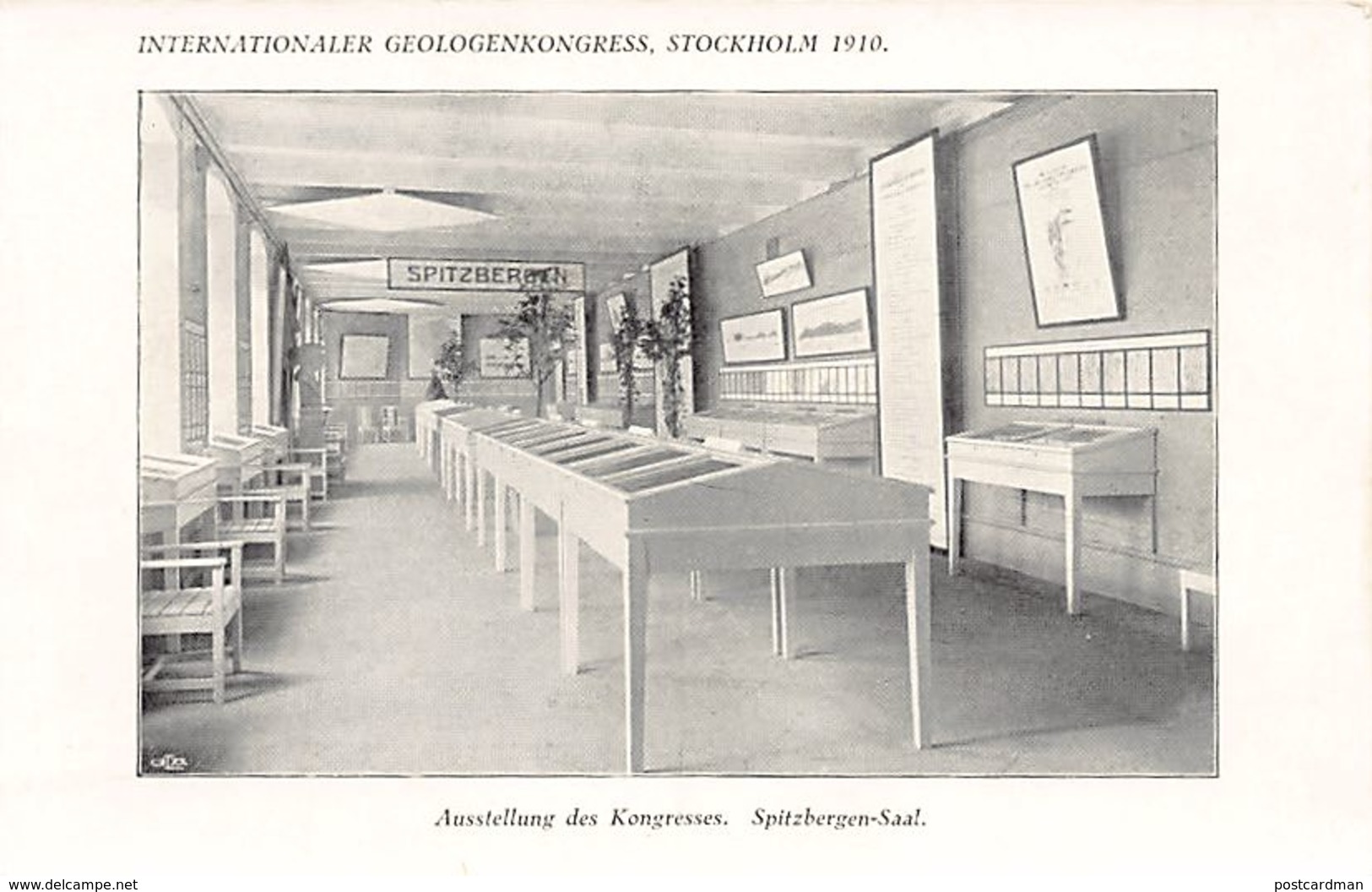 Sweden - STOCKHOLM - The Spitsbergen Svalbard Room At The Internation Geological Congress 1910. - Suède