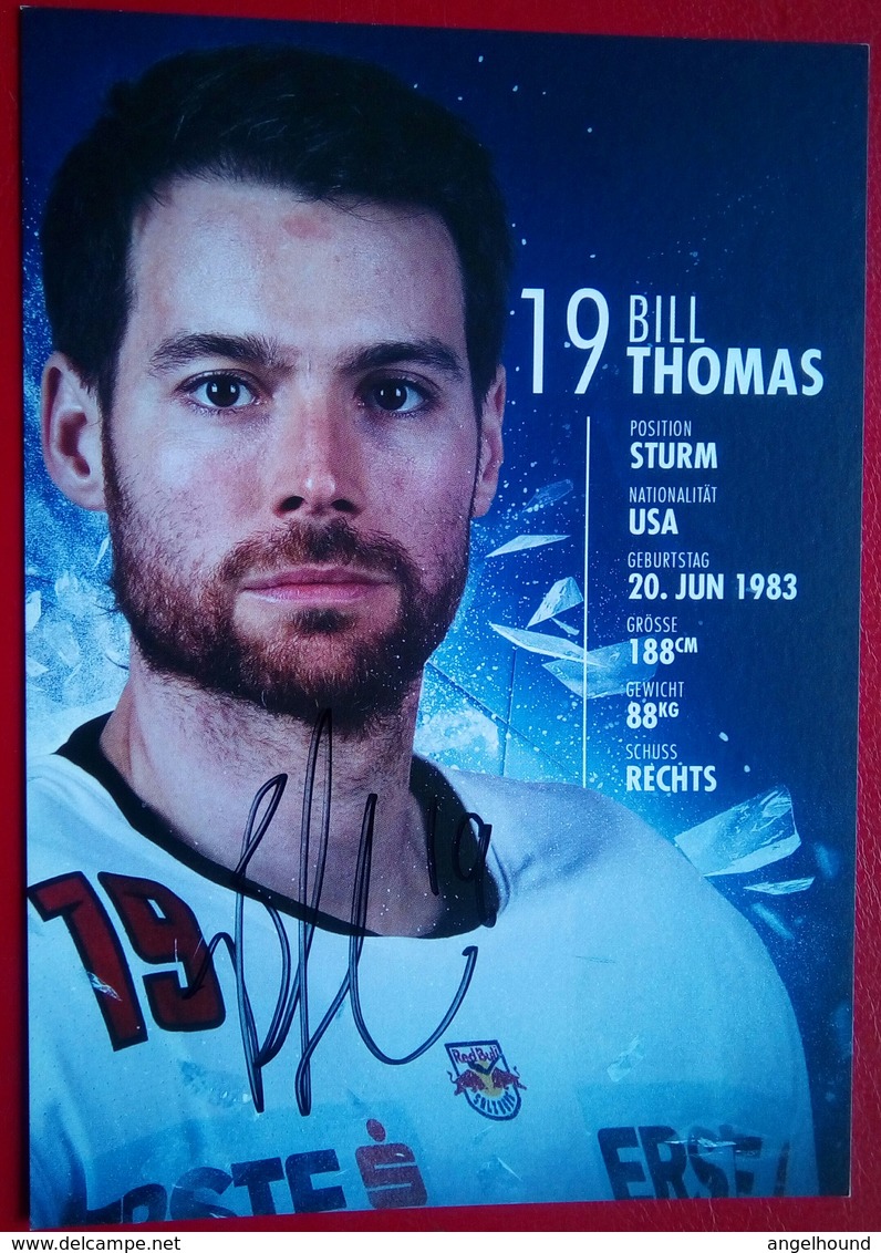 Red Bull Salzburg  Bill Thomas - Autografi