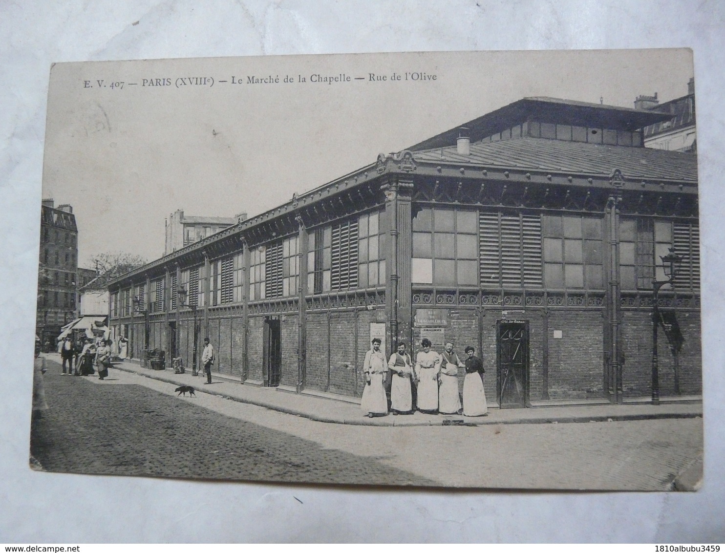 CPA 75 PARIS  XVIII ème - Le Marché De La Chapelle - Rue De L'Olive (scène Animée) - Autres & Non Classés