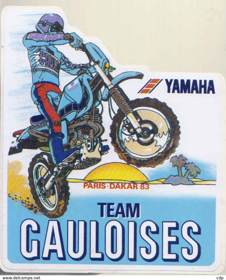 Autocollant Paris Dakar 1983  Yamaha - Car Racing - F1