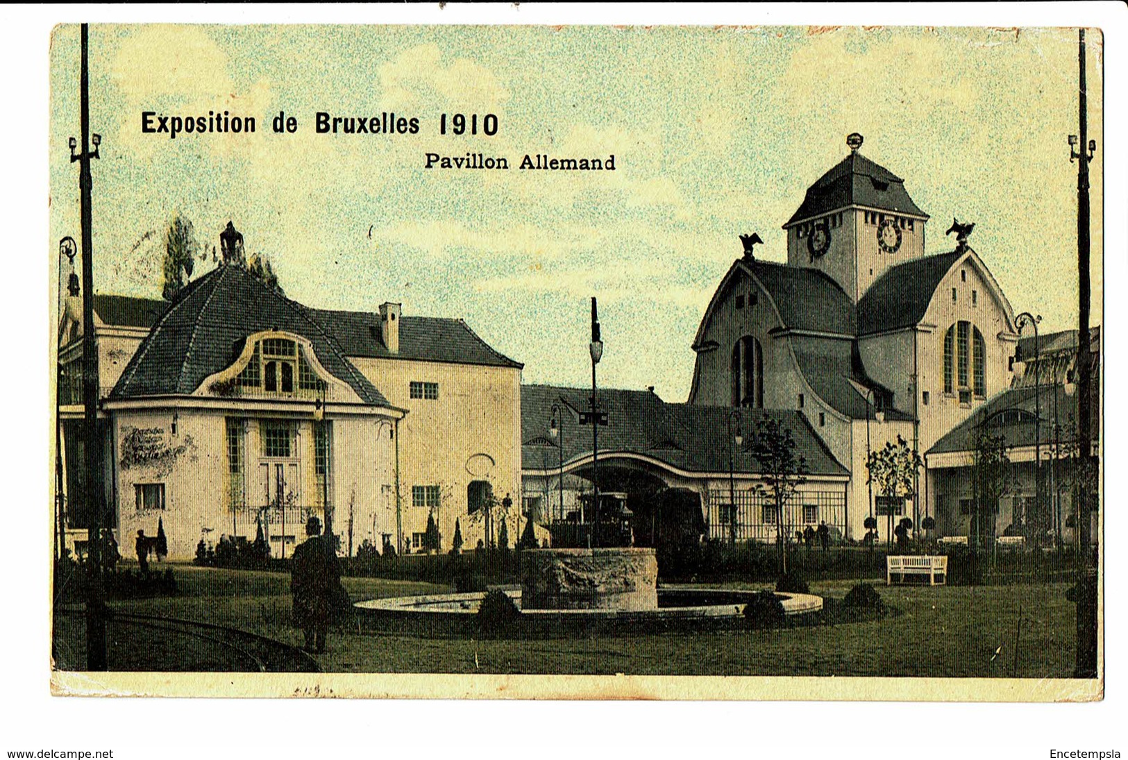 CPA - Carte Postale -  Belgique-Bruxelles- Exposition De 1910-Pavillon Allemand-VM3444 - Expositions Universelles