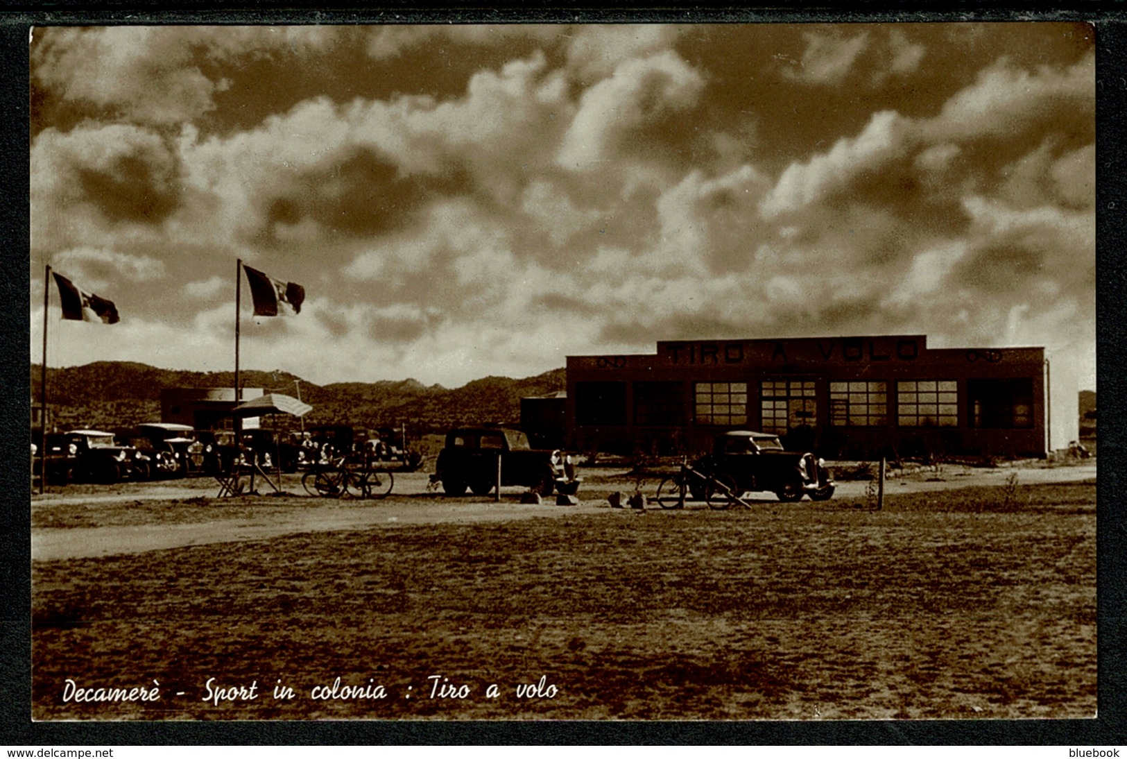 Ref 1302 - RP Postcard - Sport In Colonia - Tiro A Volo - Skeet Shooting Clay Pigeon Shooting Decameree Eritrea - Eritrea