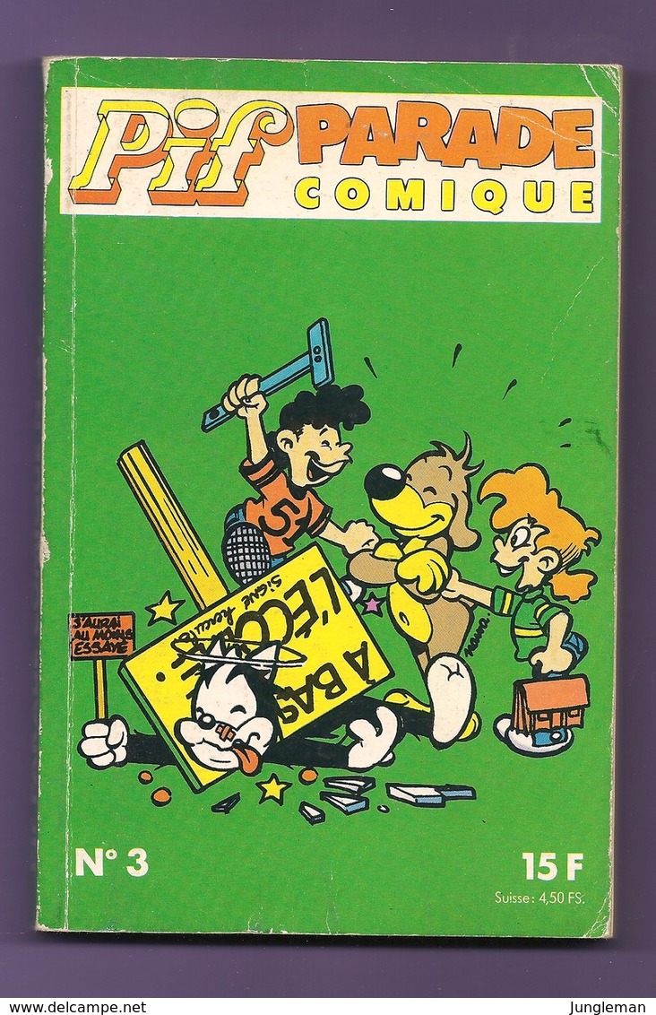 Pif Parade Comique N° 3 - V.M.S. Publications - Pif, Placid & Muzo, Surplouf, Les Rigolus & Les Tristus - DL : Sept 1987 - Pif & Hercule