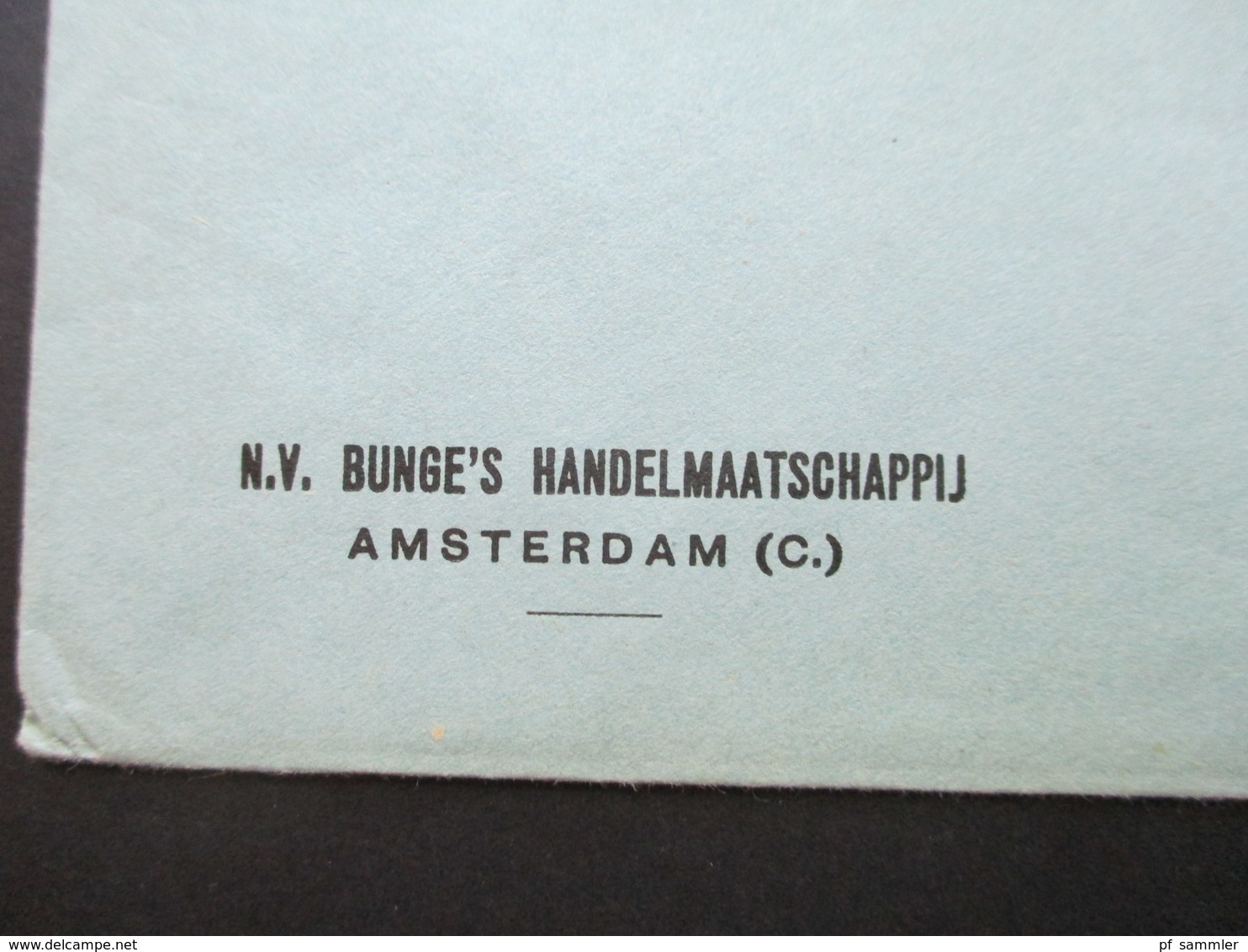 Niederlande 1927 Firmenbrief N.V. Bunge's Handelmaatschappij Amsterdam - Bremen. Bahnpost Stempel?? - Lettres & Documents