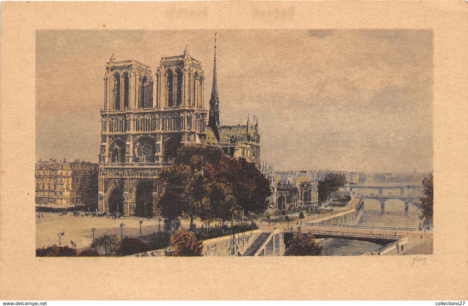 PARIS- NOTRE-DAME- EPREUVE DE CARTE POSTALE - Notre-Dame De Paris